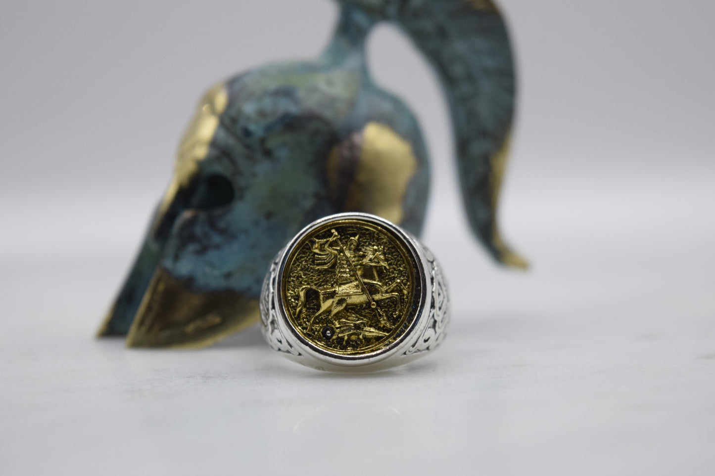 Roman Solider Gold-Silver
