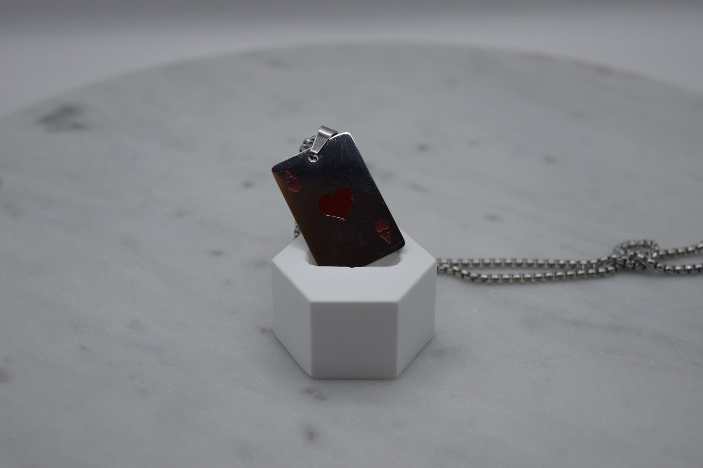 Poker Silver-Red