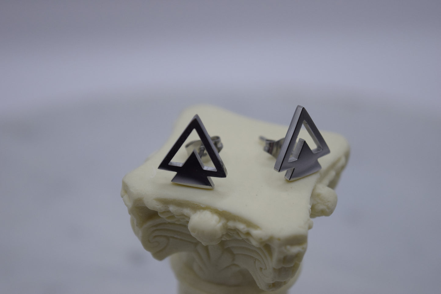 Double Triangle Silver