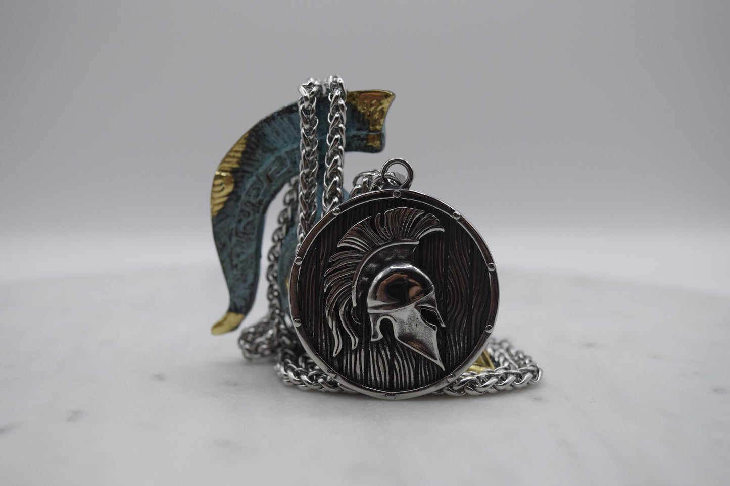 Spartan Helmet Silver