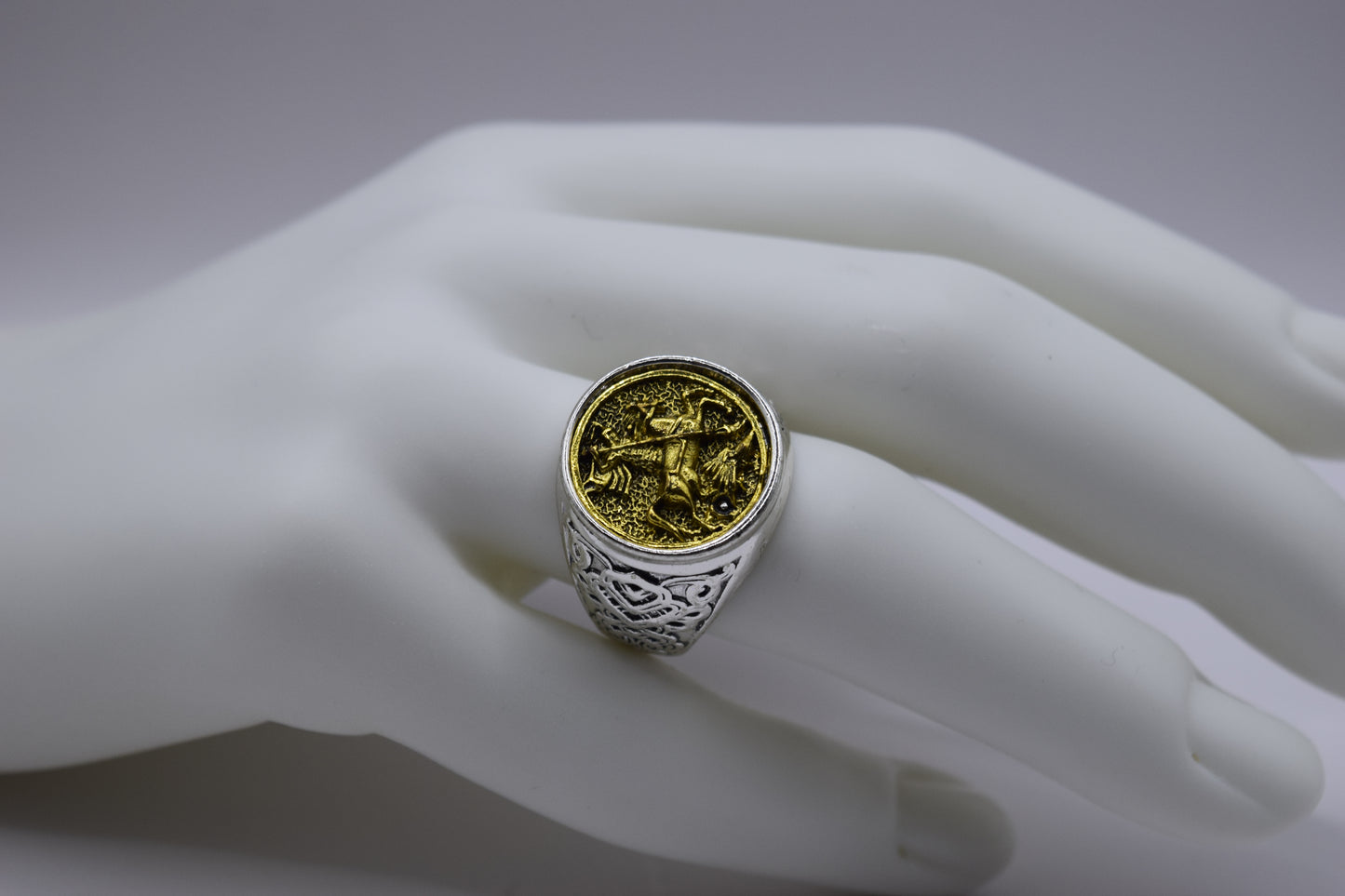 Roman Solider Gold-Silver