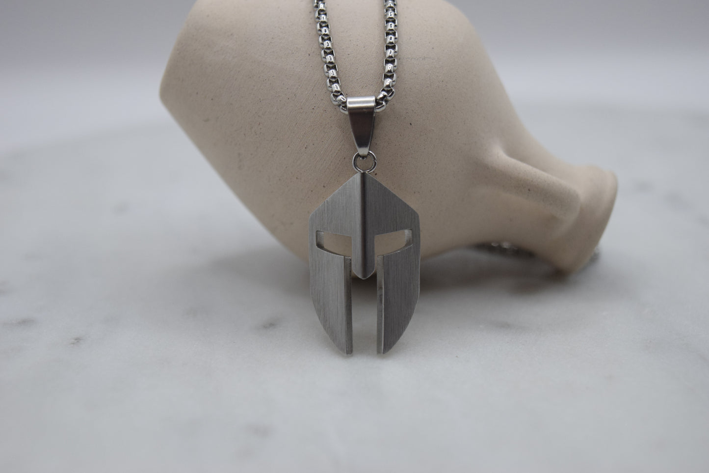 Spartan Helmet Silver