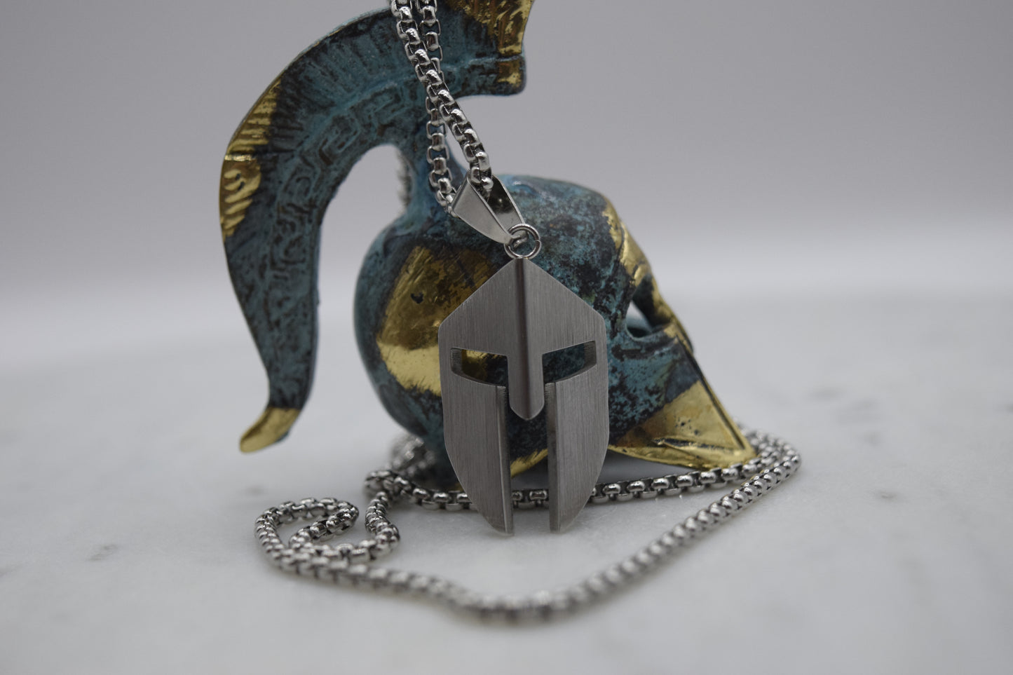 Spartan Helmet Silver