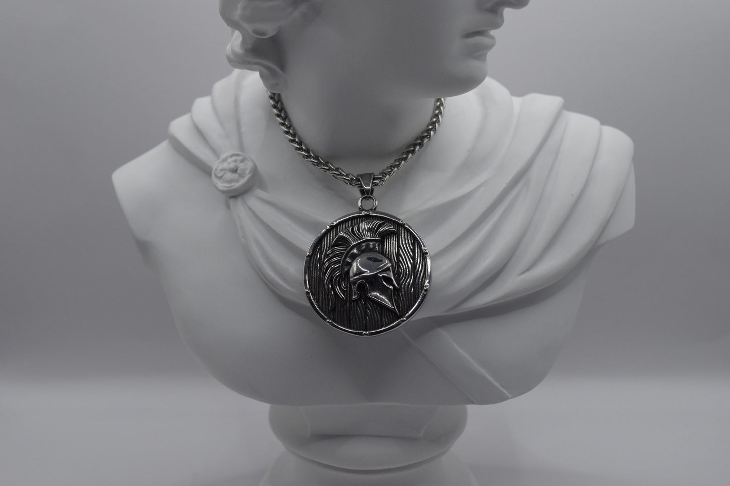 Spartan Helmet Silver